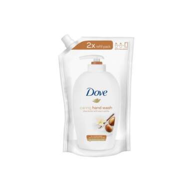Dove Caring Hand Wash Течен сапун за ръце с масло от ший и ванилия - пълнител 500 мл - 24012_dove.png