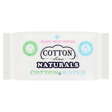 Мокри кърпи cotton line naturals бебе х50 - 24086_COTTON LINE.png