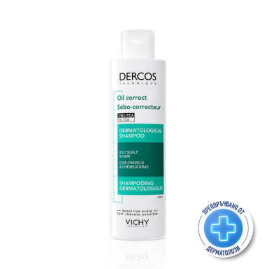 Vichy Dercos Oil Correct Себорегулиращ шампоан за мазна коса 200 мл 874366 - 24993_1.jpg