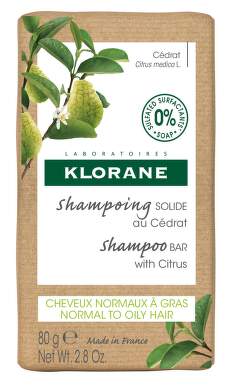 Klorane енергизиращ твърд шампоан за нормална до мазна коса с екстрат от седра 80г - 6265_1.png