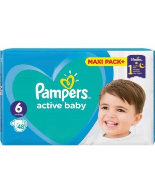 Pampers active baby пелени mp+ размер 6 /13-18кг./х48 - 5740_PAMPERS ACTIVE BABY ПЕЛЕНИ MP+ РАЗМЕР 6 13-18КГ.Х48.jpg