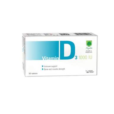 Витамин D3 1000IU за здрави костите таблетки х30 - 8209_1 D3 .png
