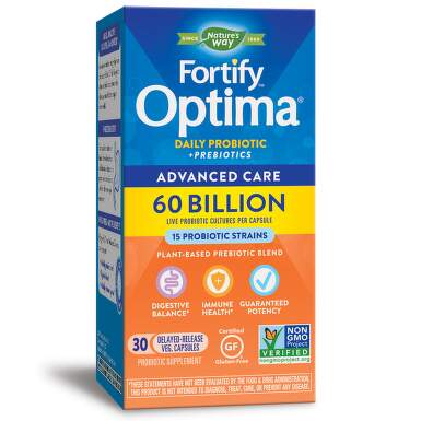 Фортифай оптима advanced care пробиотик и пребиотици капсули за възрастни 50+ х30 Nature's Way - 9105_optima.png