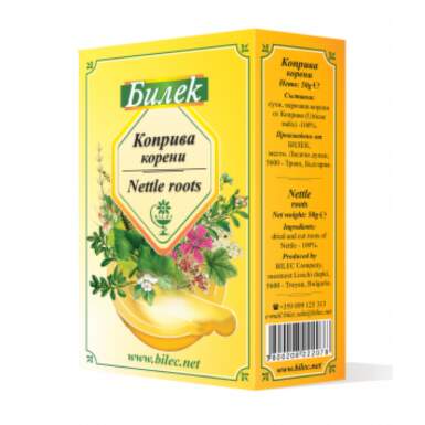 Чай корен от коприва 50гр - пакет Билек - 9199_BILEK.png