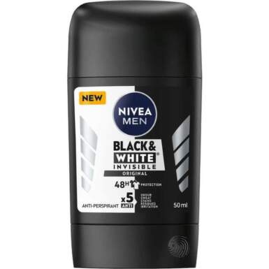 Nivea Men Black & White Invisible Original Дезодорант стик против изпотяване за мъже 50 мл - 24814_nivea.png