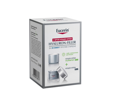 Eucerin hyaluron-filler нощен крем 50 мл + пълнител 50 мл - 7339_1.jpg