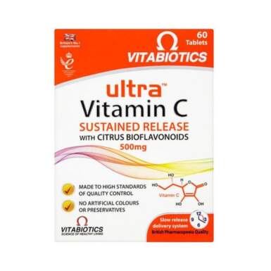 Vitabiotics Ултра витамин C таблетки за имунитет х 60 - 8869_vitabiotics.png