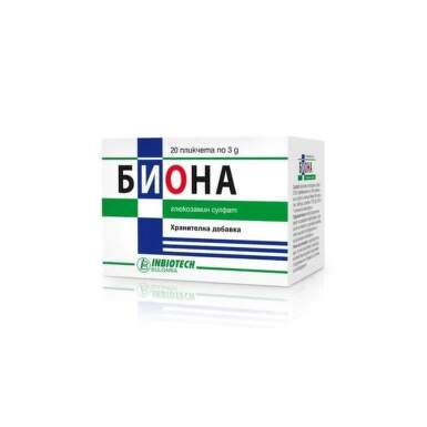 Биона сашета за здрави стави 1500 мг х20 Inbiotech - 9170_BIONNA.png