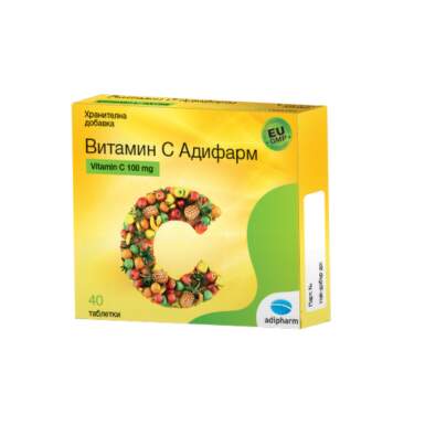 Витамин С таблетки  100 мг х40 Adipharm - 8497_VITAMIN C.png