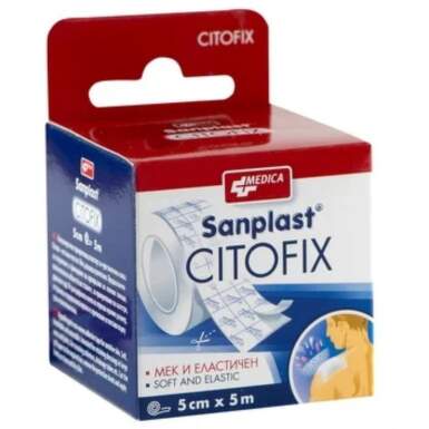 Sanplast citofix прикрепващ пластир 5см/5м - 7655_SANPLAST.png
