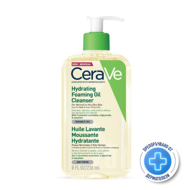 Cerave хидратиращо измиващо олио за лице и тяло, нормална към много суха кожа, бебета,  236мл.773430 - 4213_1.jpg