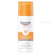 Eucerin слънцезащитен крем за лице оцветен fair spf 50+ 50 ml