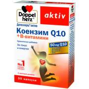 Doppelherz коензим q10+в витамини капсули х30