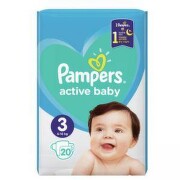 PAMPERS ACTIVE BABY ПЕЛЕНИ MP+ РАЗМЕР 4+ / 10-15КГ/ Х58