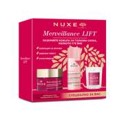 Nuxe merveillance копринен крем 50мл + very rose мицеларна вода + ароматна свещ комплект