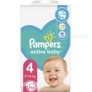 Pampers active baby пелени gpp размер 4 / 9-14кг./ x90