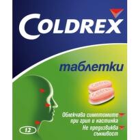Колдрекс таблетки при настинка и грип х12