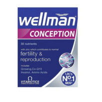 Wellman Зачеване таблетки за мъже за подпомагане на репродуктивната способност х30 VitabioticsV