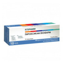 Пироксикам крем при мускулни болки 10мг/1гр 100мг Ecopharm