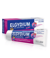 Elgydium kids гелообразна паста за зъби с fluorinol защита от кариес за деца 3-6 г. горски плод 50мл
