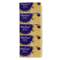 Носни кърпи mimosa цветя х10 /стек/