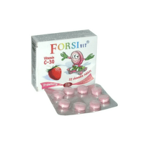 Форсивит за деца дъвчащи таблетки с вкус на ягода 30мг x32