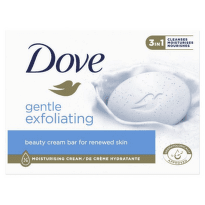 Dove Gentle Exfoliating Ексфолиращ крем-сапун за ръце, лице и тяло 90 г