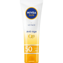 Nivea Sun Q10 Anti-Age & Anti-Pigments Слънцезащитен крем за лице SPF50 50 мл
