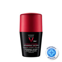 Vichy Homme Clinical Control Рол-он дезодорант против неприятна миризма до 96 часа, 50мл 805025