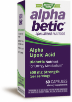 Alpha betic Алфа липоева киселина капсули при диабет и преддиабетно състояние  х60 Nature's Way