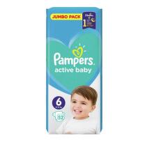 Pampers active baby пелени jp размер 6 / 13-18кг./ x52