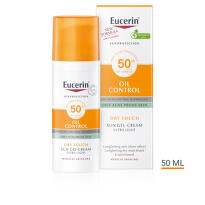 Eucerin слънцезащитен гел-крем за лице за мазна кожа spf 50+ 50мл