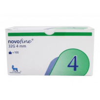 Novofine Инсулинови игли ланцети 32G 4 мм х100