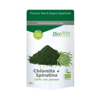 Био Хлорела+Спирулина прах за имунитет 200гр Biotona