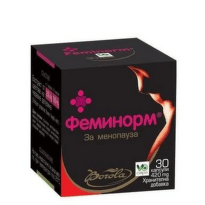 Феминорм за облекчаване симптомите при менопауза х30 капсули Borola