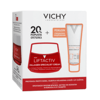 Vichy liftactiv collagen specialist крем за лице 50мл + soleil SPF50+ UV-Age флуид 15мл 230205