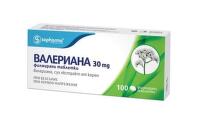 Валериана таблетки при безпокойство 30мг х100 Sopharma