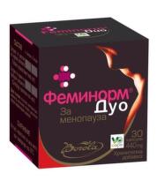 Феминорм Дуо капсули за облекчаване симптомите на менопауза х30 Borola