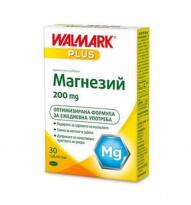 Магнезий таблетки  за нормална функция на мускулите 200мг х30 Walmark