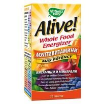 Alive Мултивитамини таблетки х30 Nature's Way