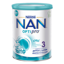 Nestle NAN Optipro 3 HM-O Висококачественa обогатенa млечна напитка на прах 12+ месеца 800г