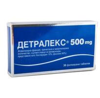 Детралекс таблетки  при разширени вени и хемороиди 500мг х30