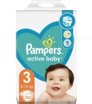 Pampers active baby пелени gpp размер 3 / 6-10кг./ x104