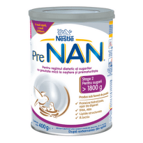 Nestle Pre NAN 2 Диетична храна за недоносени или родени с ниско тегло бебета 400г