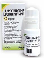 Лекролин Сине капки за очи при алергия 40мг/мл 10мл