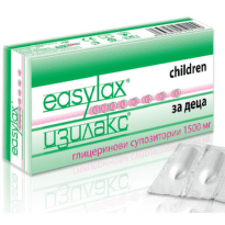 Изилакс слабителни супозитории за деца 1500 мг х 18