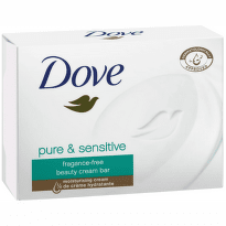 Dove Pure Sensitive Kрем-сапун за ръце, лице и тяло за чувствителна кожа 90 г