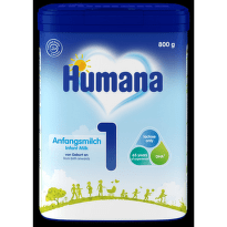 Адаптирано мляко Humana 1 за кърмачета 800 гр