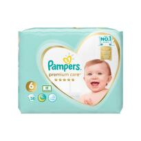 Pampers premium care пелени vp размер 6 /13+кг.) extra large x38