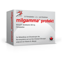 Милгамма протект таблетки при диабетна и алкохолна полиневропатия 300мг х30